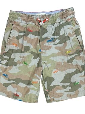 Mini Boden Embroidered Camo Shorts